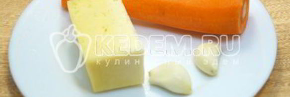 салат с курицей и морковью