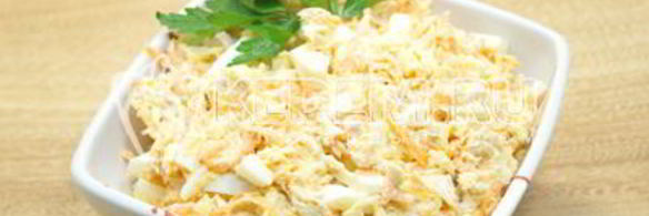 салат с курицей и морковью