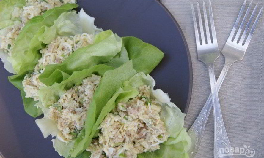 Рецепт салата с треской консервированной
