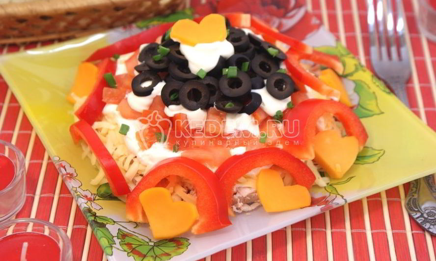 Рецепт салата шепота купидоны