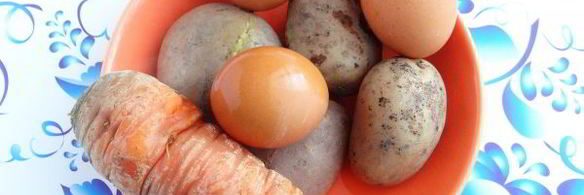 салат столичный с курицей и солеными огурцами