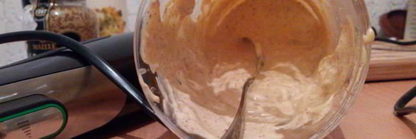 салат цезарь с лососем