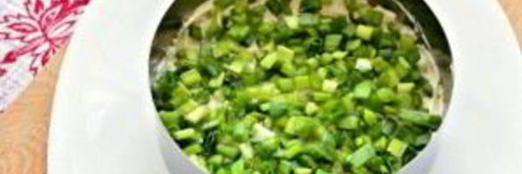 слоеный салат с маринованными грибами