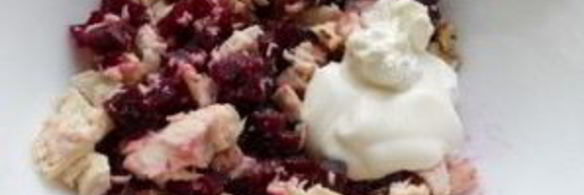 свекольный салат с курицей