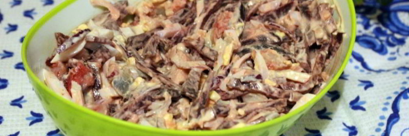 Свекольный салат с сельдью