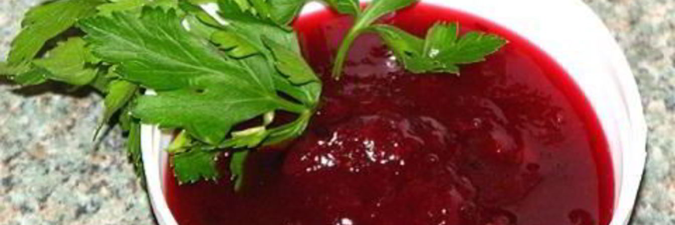 Быстрый клюквенный соус