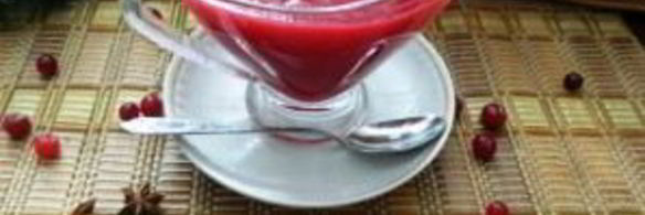 клюквенный соус с яблоком