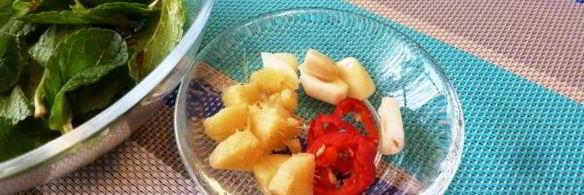 мятный соус на кефире