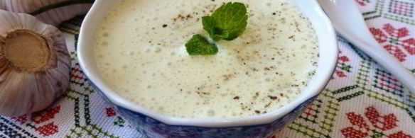 мятный соус на кефире