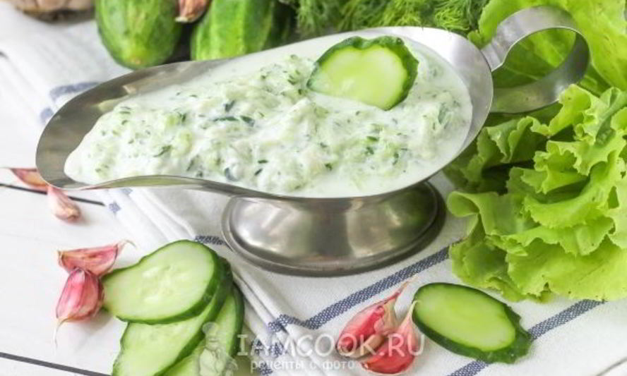 Рецепт огуречного соуса