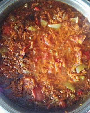 Пряный морковно-томатный соус