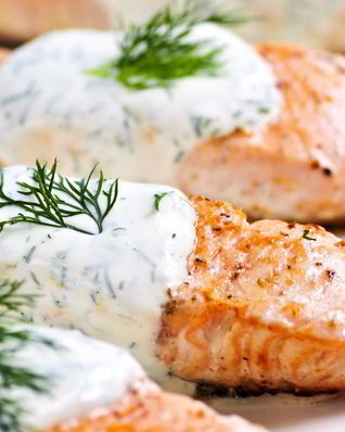 Соус для лосося