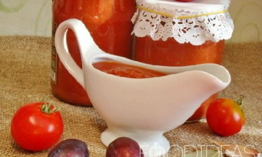 Рецепт соуса из слив и помидоров
