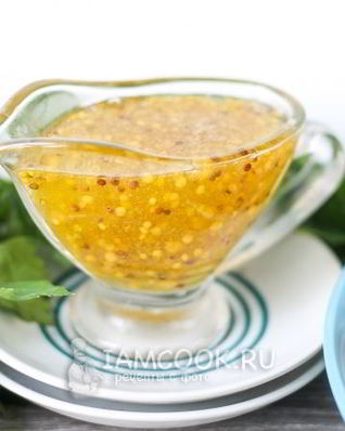 Соус медово-горчичный