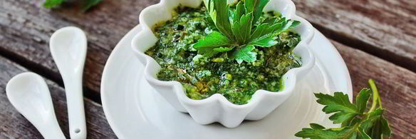 зеленый соус