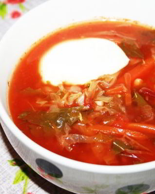 Борщ, диета 5