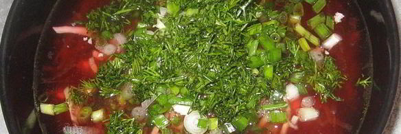 борщ холодный