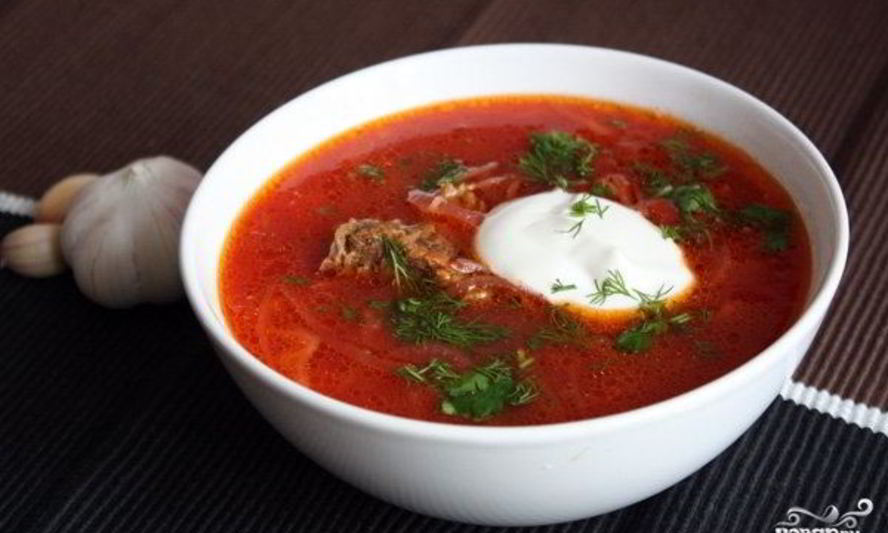 Рецепт борща московского