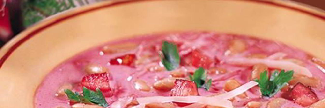 Борщ с фасолью и капустой