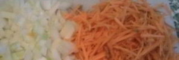 борщ с галушками