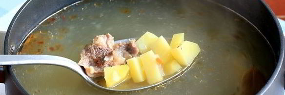 борщ с говядиной