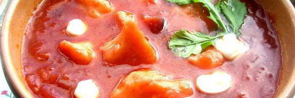 борщ с картофельными ньокками