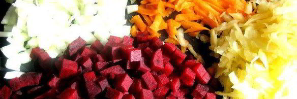 борщ с картофельными ньокками