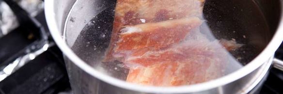 борщ с копченостями