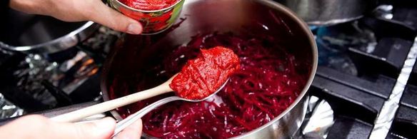 борщ с копченостями