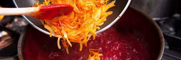 борщ с копченостями