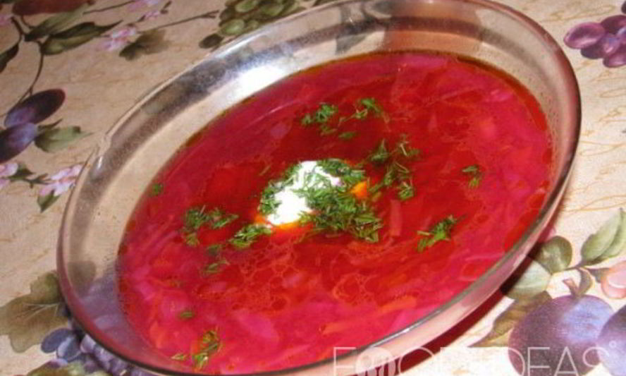 Рецепт борща с курицей