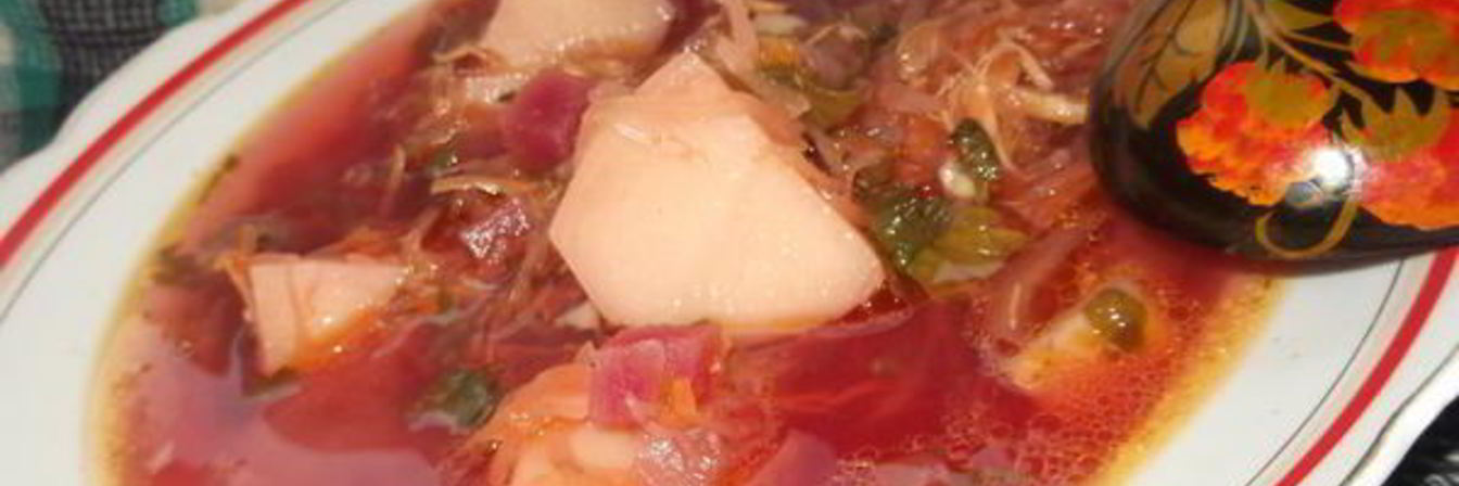 Борщ с квашеной капустой