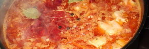 борщ с квашеной капустой