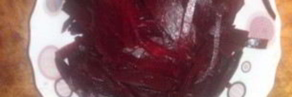 борщ с вареной свеклой