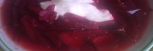 борщ с вареной свеклой