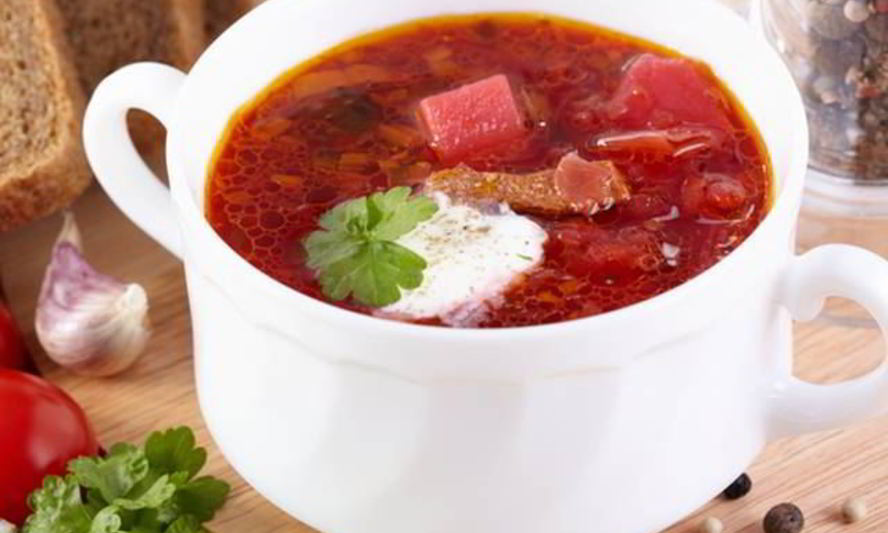 Рецепт борща с вишней