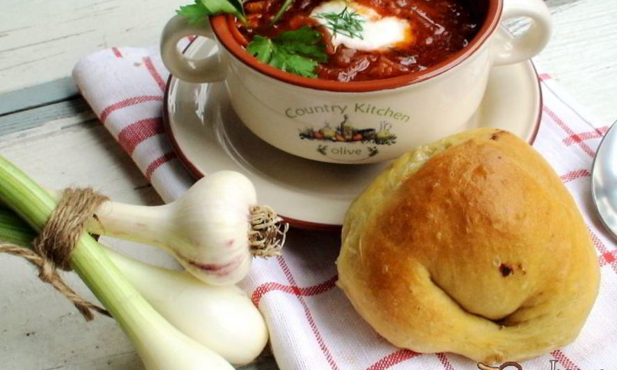 Рецепт борща, томленного в духовке