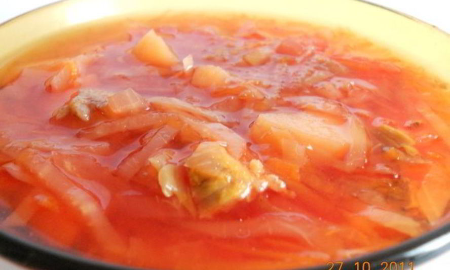 Рецепт борщика с говядинкой