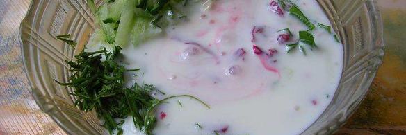 холодный литовский борщ