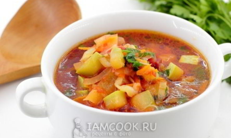 Рецепт летнего борща