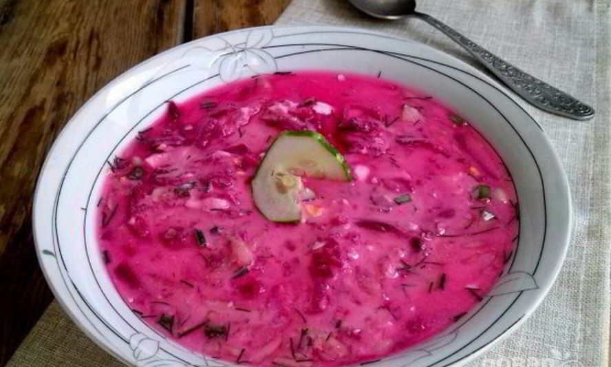 Рецепт литовского холодного борща