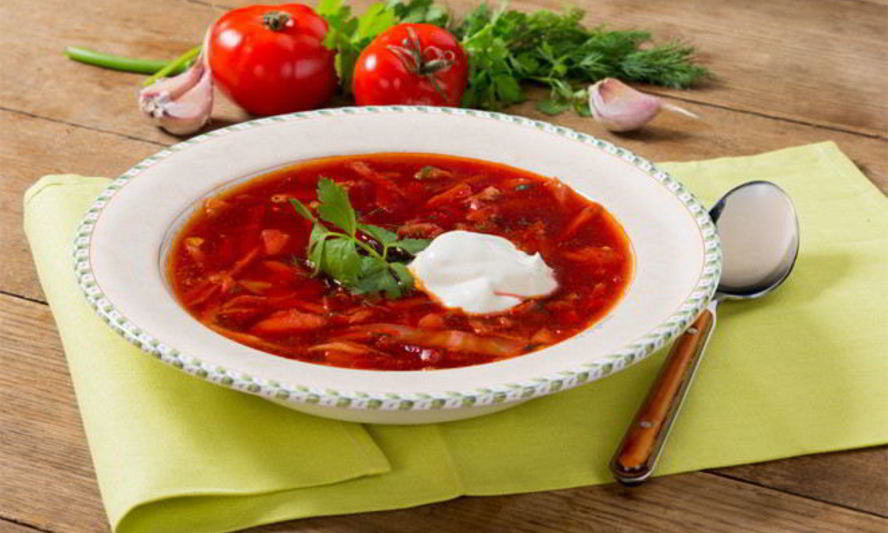 Рецепт овощного борща