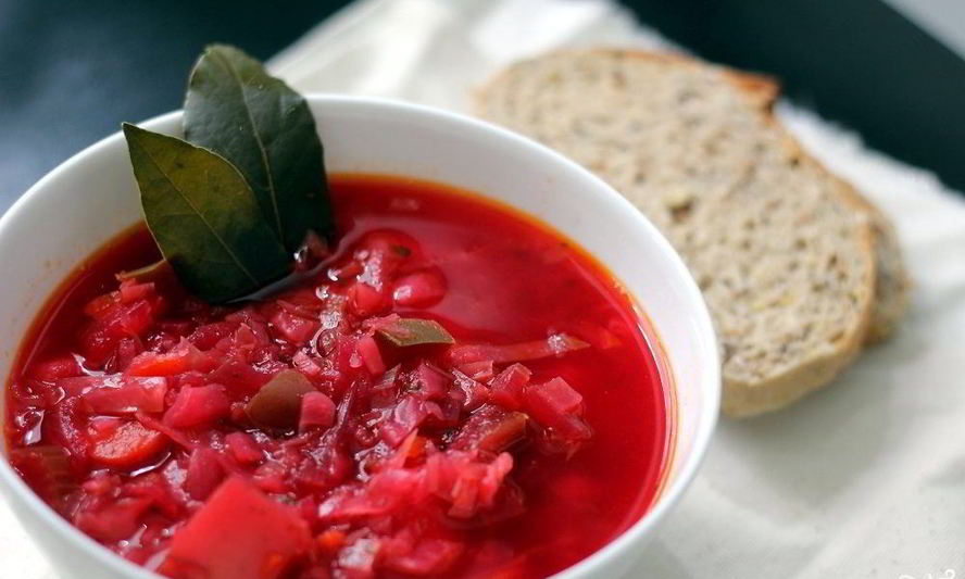 Рецепт постного борща с грибами