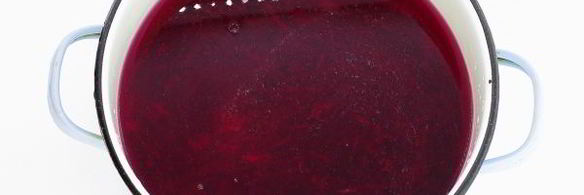 постный красный борщ