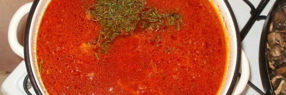 правильный украинский борщ