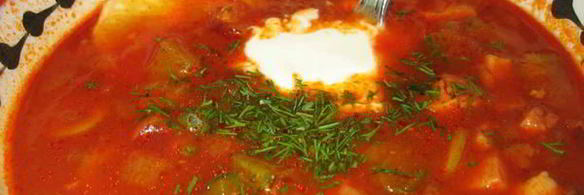 правильный украинский борщ