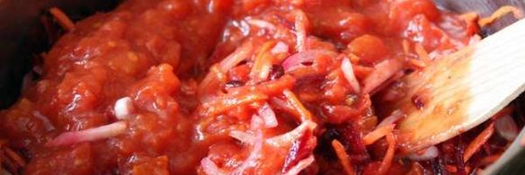 русский борщ с мясом