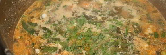 украинский борщ со щавелем