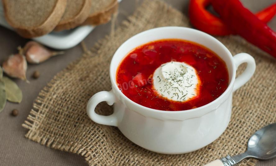 Рецепт вегетарианского борща