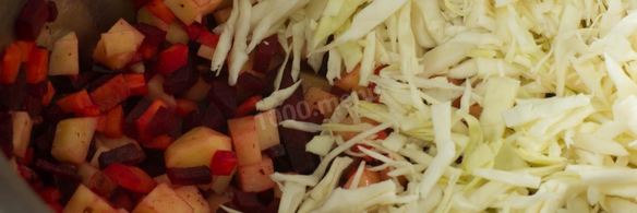 вегетарианский борщ